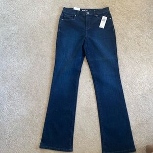 Style & co. Jeans Tummy Control Cotton Poly Spandex Size 6 Boot Cut  Do Denim